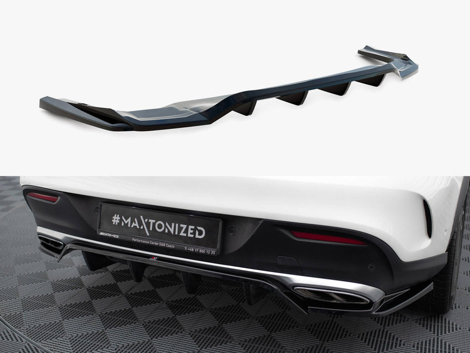 Maxton Rear Splitter (Vertical Bars) Mercedes-AMG GLE 43 Coupe C292