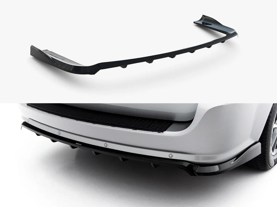 Maxton Rear Splitter (Vertical Bars) Dodge Grand Caravan Mk5 Facelift