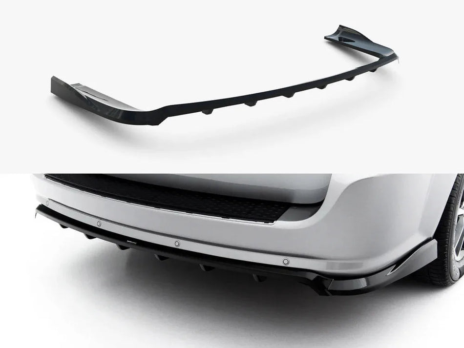 Maxton Rear Splitter (Vertical Bars) Dodge Grand Caravan Mk5 Facelift