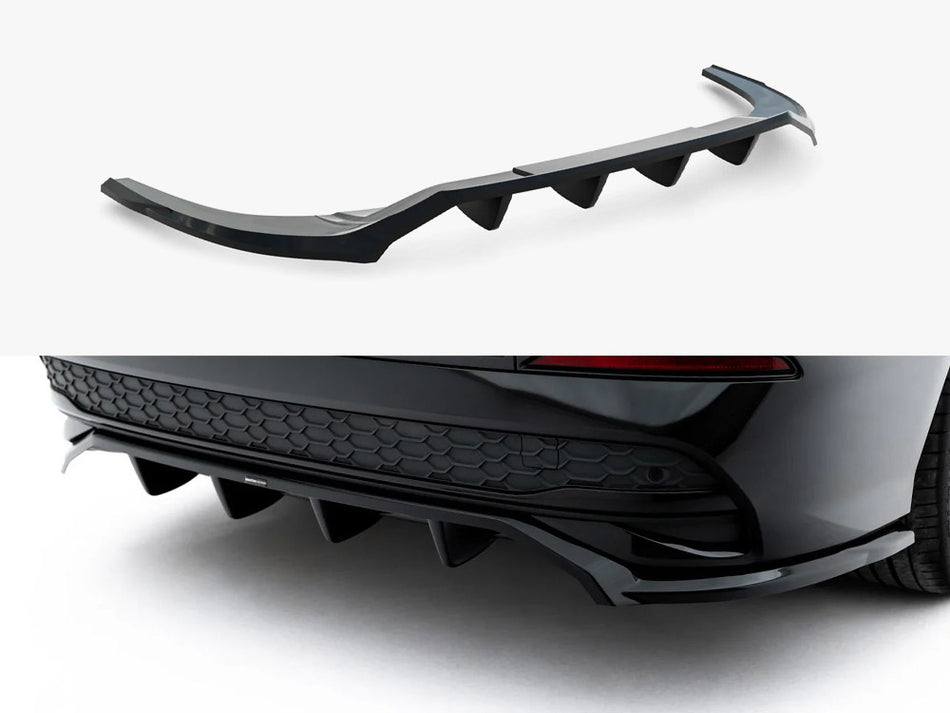 Maxton Rear Splitter (Vertical Bars) Audi A3 Sedan 8Y Facelift