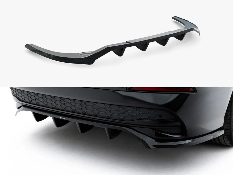 Maxton Rear Splitter (Vertical Bars) Audi A3 Sedan 8Y Facelift