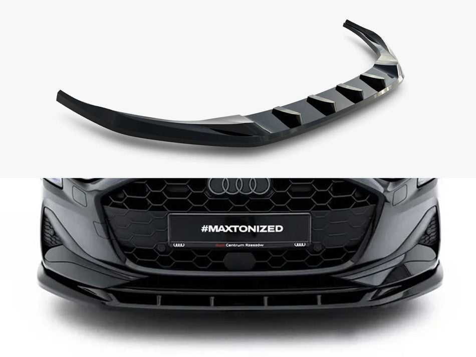 Maxton Front Splitter V.2 Audi A3 Sedan 8Y Facelift