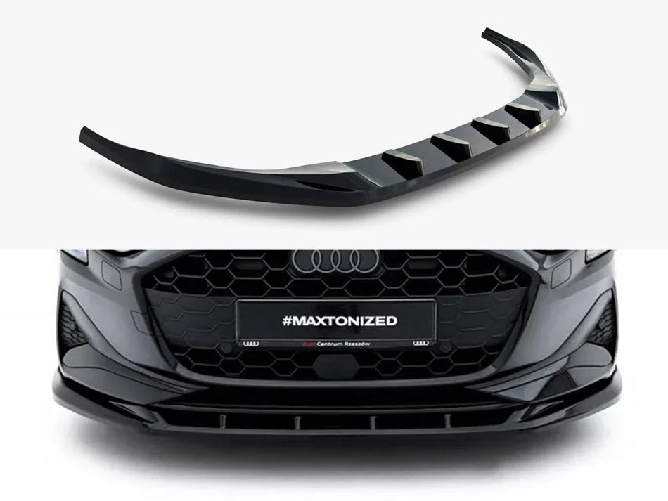 Maxton Front Splitter V.2 Audi A3 Sedan 8Y Facelift