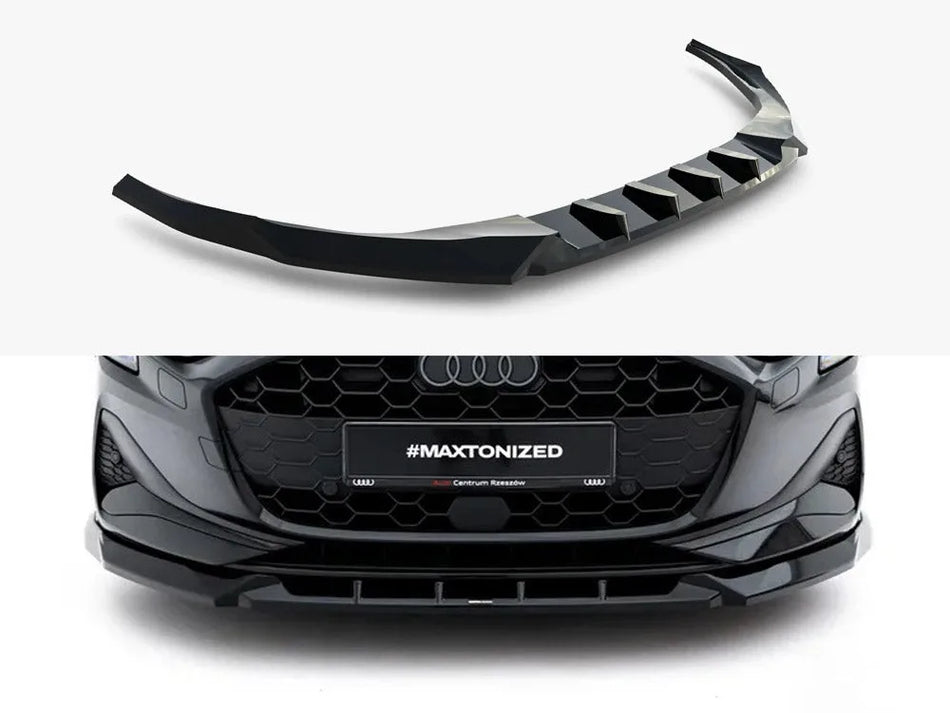 Maxton Front Splitter V.1 Audi A3 Sedan 8Y Facelift