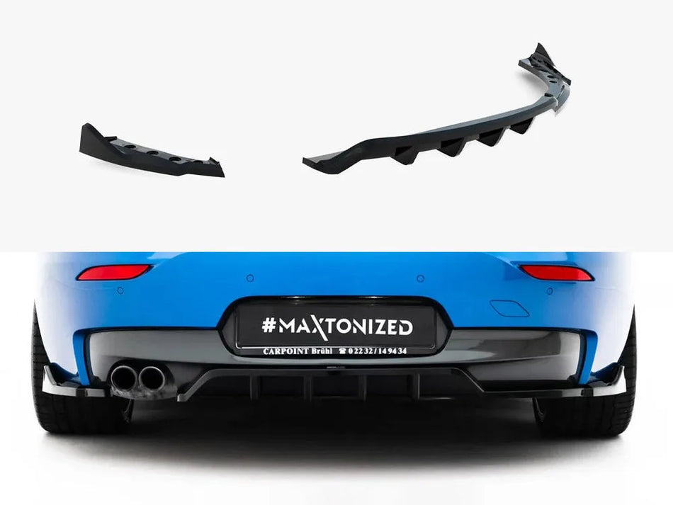 Maxton Rear Splitter (Vertical Bars) V.2 BMW Z4 M-Pack E89 Facelift