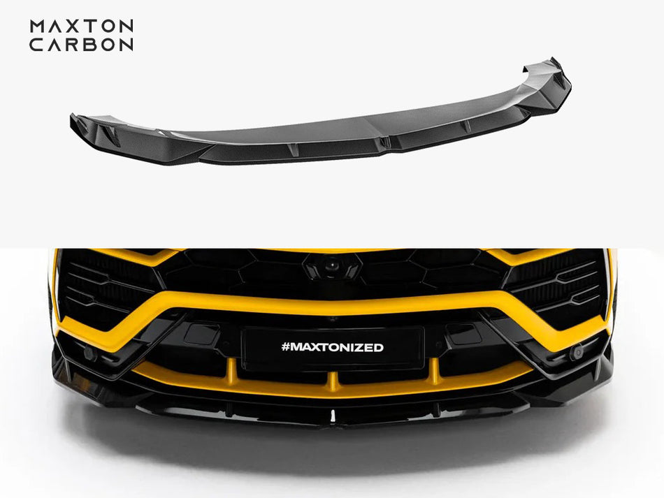 Maxton Prepreg Carbon Fiber Front Splitter Lamborghini Urus Mk1