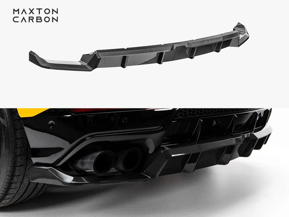 Maxton Prepreg Carbon Fiber Rear Splitter (Vertical Bars) Lamborghini Urus Mk1