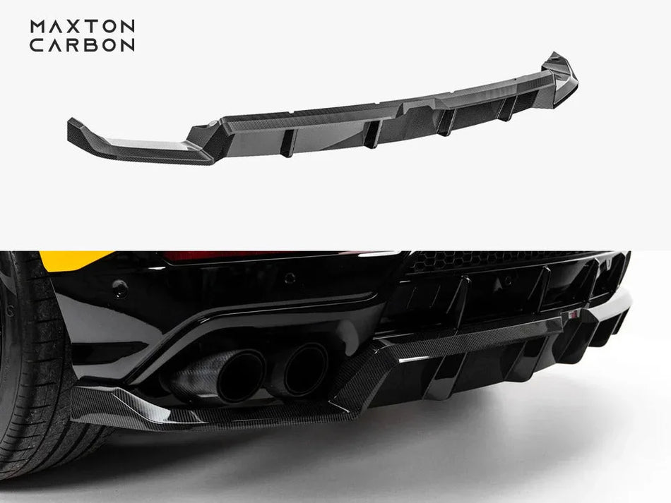Maxton Prepreg Carbon Fiber Rear Splitter (Vertical Bars) Lamborghini Urus Mk1
