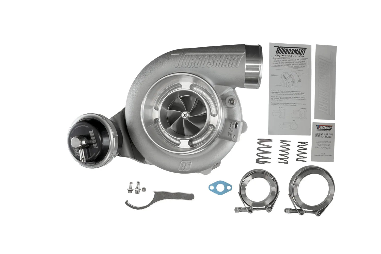 Turbosmart TS-2 Turbocharger (Water Cooled) 5862 V-Band 0.82AR Internally Wastegated