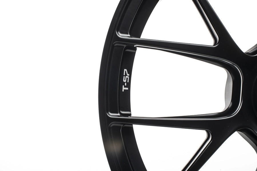 Titan 7 Forged Aluminium Wheel - T-S7 20x12 Centerlock ET 45 in Machine Black