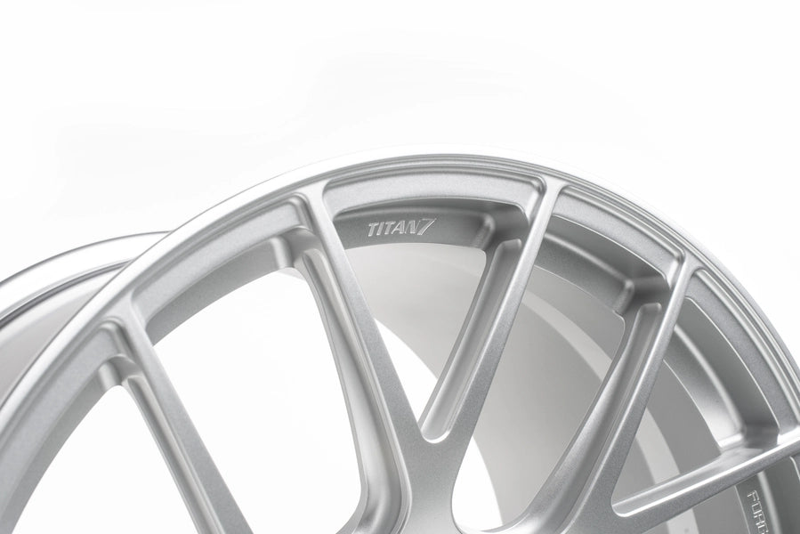 Titan 7 Forged Aluminium Wheel - T-S7 20x12 Centerlock ET 45 in Iridium Silver