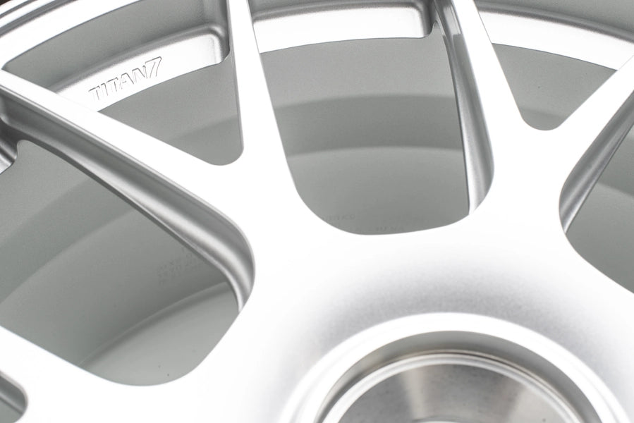 Titan 7 Forged Aluminium Wheel - T-S7 20x9 Centerlock ET 52 in Iridium Silver