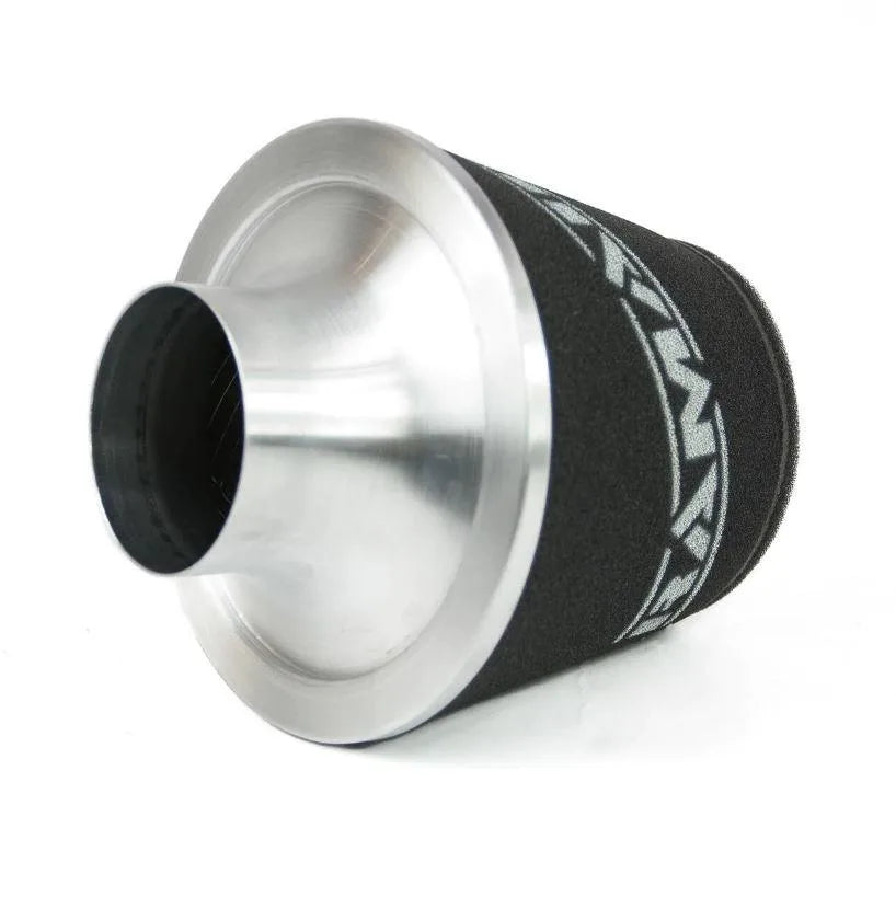 Ramair Large Foam Filter Aluminium Base 90mm OD Silver