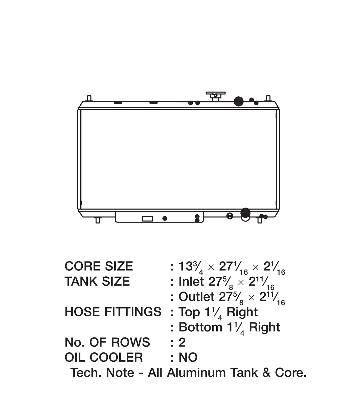 94-01 Acura Integra All-Aluminum Radiator (Discontinued)