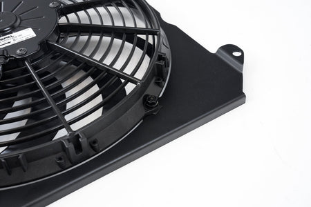 92-00 Civic All-Aluminum Fan Shroud w/ 12-inch SPAL Fan - Black