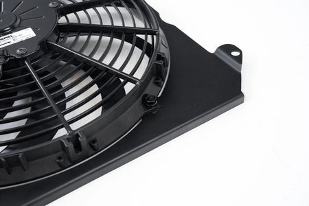 92-00 Civic All-Aluminum Fan Shroud w/ 12-inch SPAL Fan - Black