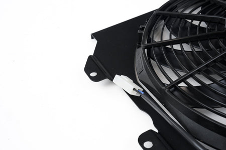 92-00 Civic All-Aluminum Fan Shroud w/ 12-inch SPAL Fan - Black