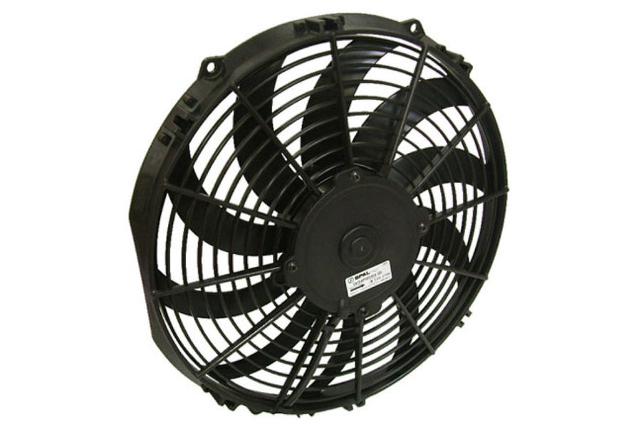 92-00 Civic All-Aluminum Fan Shroud w/ 12-inch SPAL Fan - Black