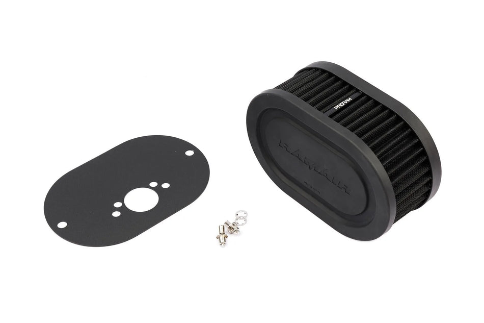Ramair Pleated Carburettor Air Filter Baseplate to fit SU HS4, HIF4, HIF38 1.5in Mini Offset - 65mm