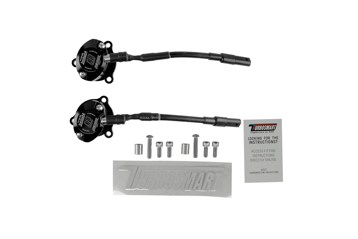 Turbosmart BOV Kompact EM Dual Port VR32 - Suits 3.0 Hurricane SO & HO (RAM 1500 & Jeep Wagoneer) Blow Off Valve