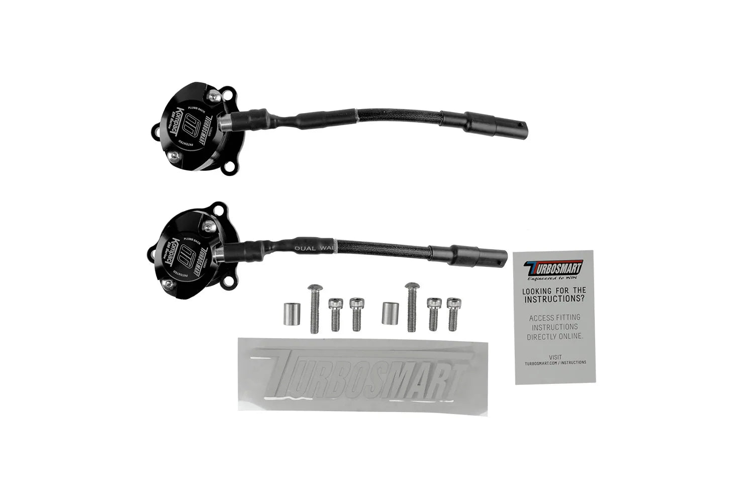 Turbosmart BOV Kompact EM Dual Port VR32 - Suits 3.0 Hurricane SO & HO (RAM 1500 & Jeep Wagoneer) Blow Off Valve