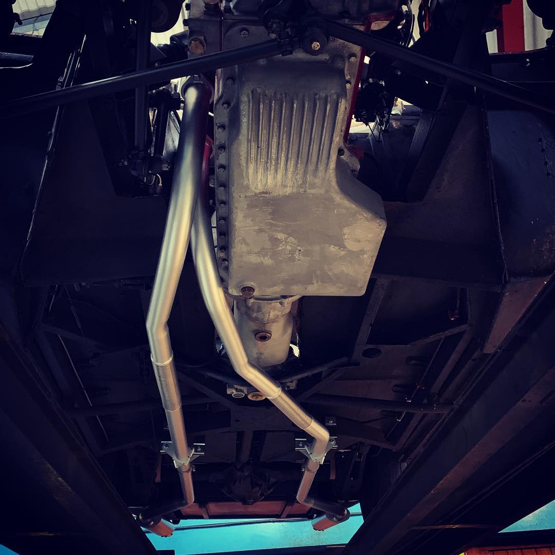 QuickSilver Aston Martin DB Mk3 Stainless Steel Exhaust 'Twin' System (1957-59)