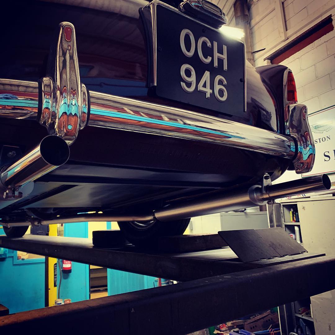 QuickSilver Aston Martin DB Mk3 Stainless Steel Exhaust 'Twin' System (1957-59)
