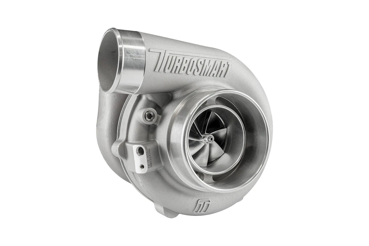 Turbosmart TS-2 Turbocharger (Water Cooled) 6262 V-Band Reverse Rotation 0.82AR Externally Wastegated [TS-2-6262B-VR082E]