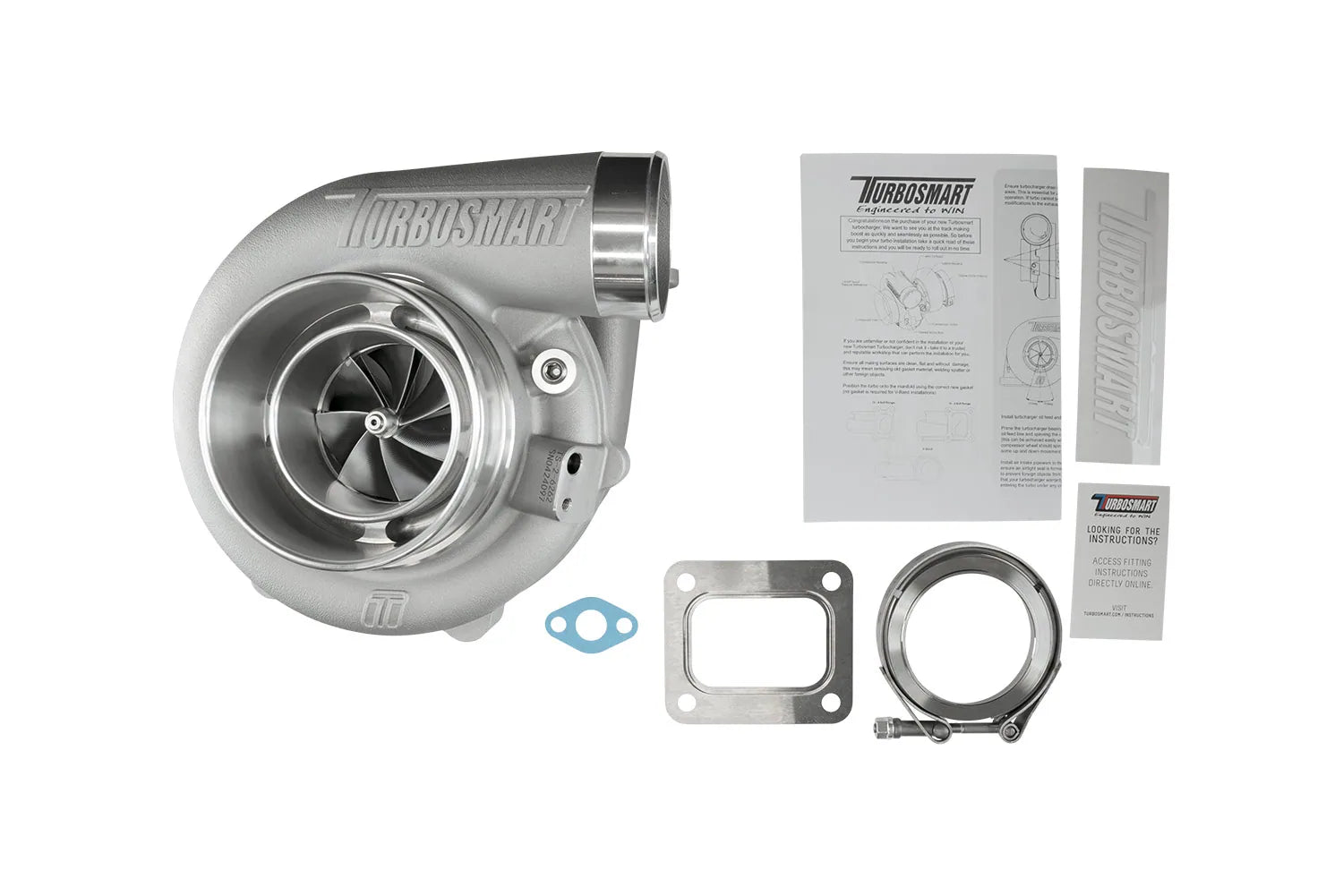 Turbosmart TS-2 Turbocharger(Water Cooled) 6262 T4 0.82AR Externally Wastegated