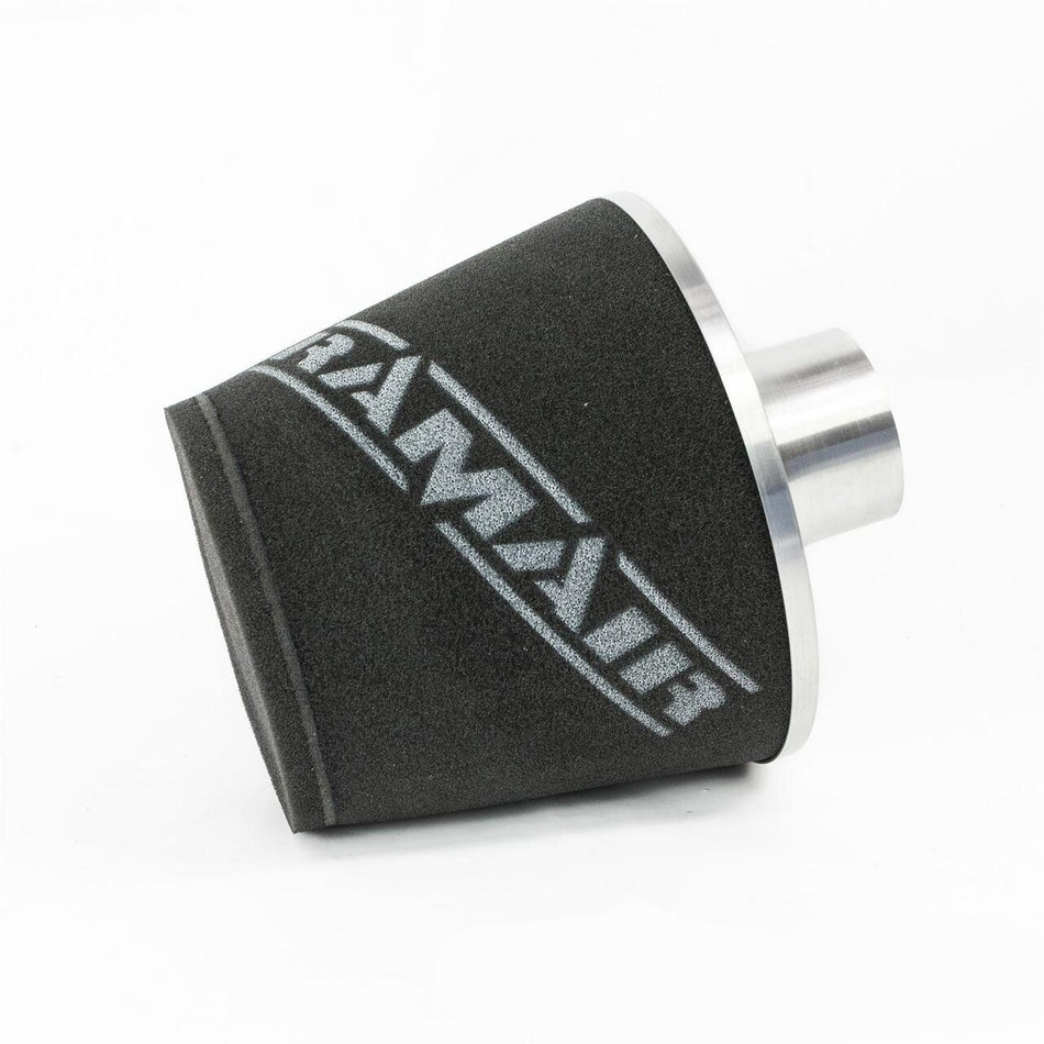 Ramair Large Foam Filter Aluminium Base 70mm OD Silver
