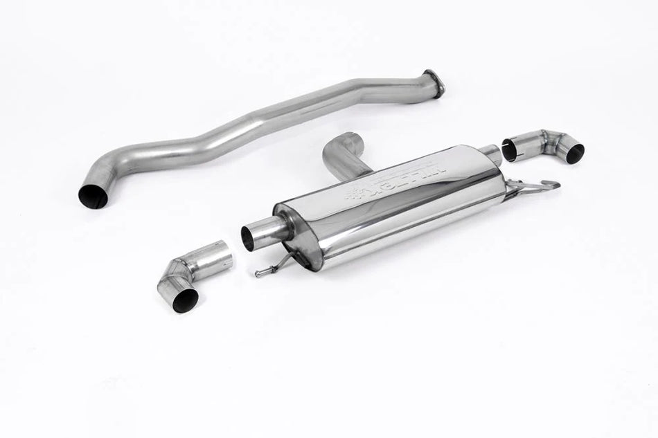 Toyota Yaris GR Gen 1  3" NON - Resonated OPF back  Exhaust Burnt Titanium trim