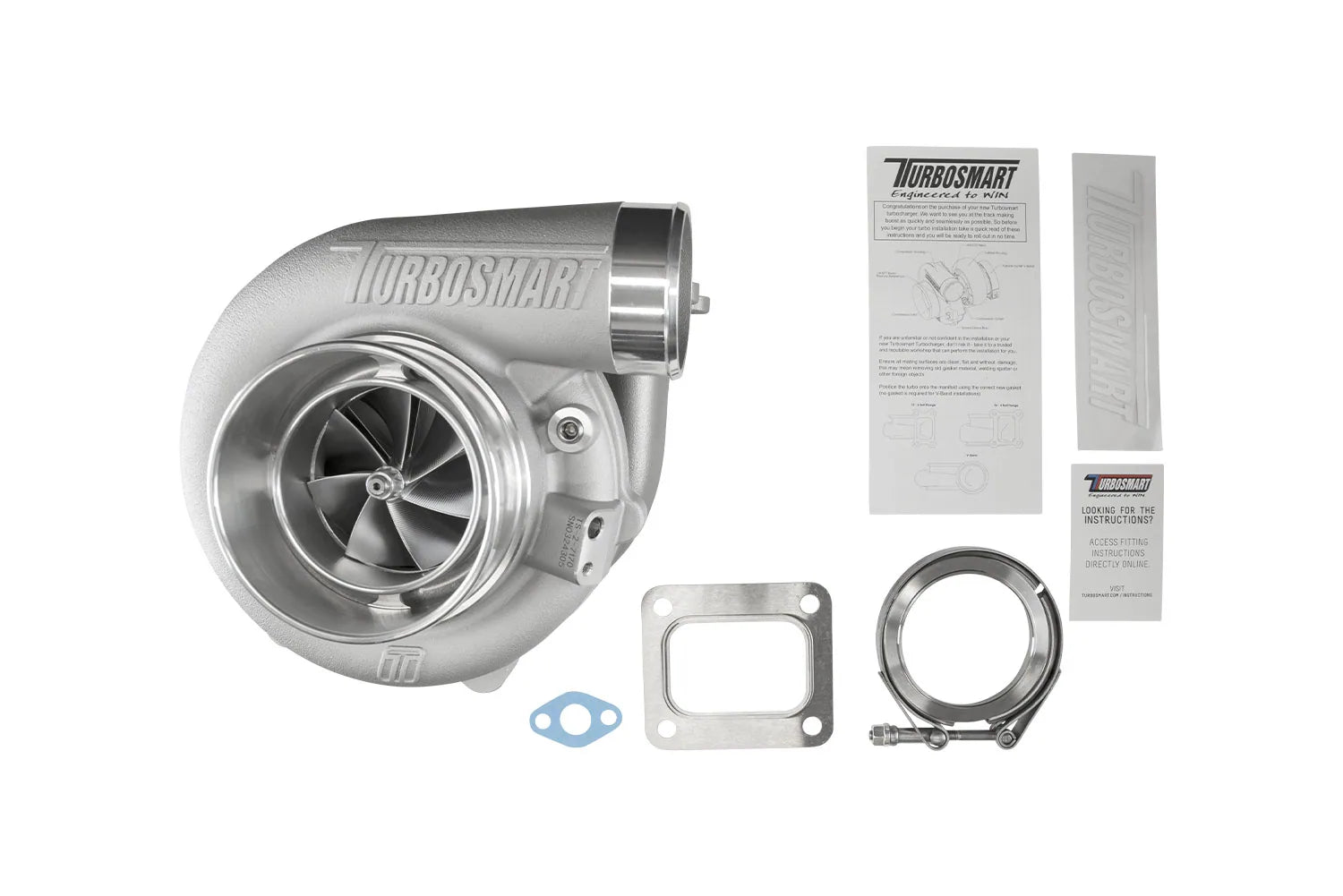Turbosmart TS-2 Turbocharger (Water Cooled) 7170 (Kompact) T4 0.96AR Externally Wastegated