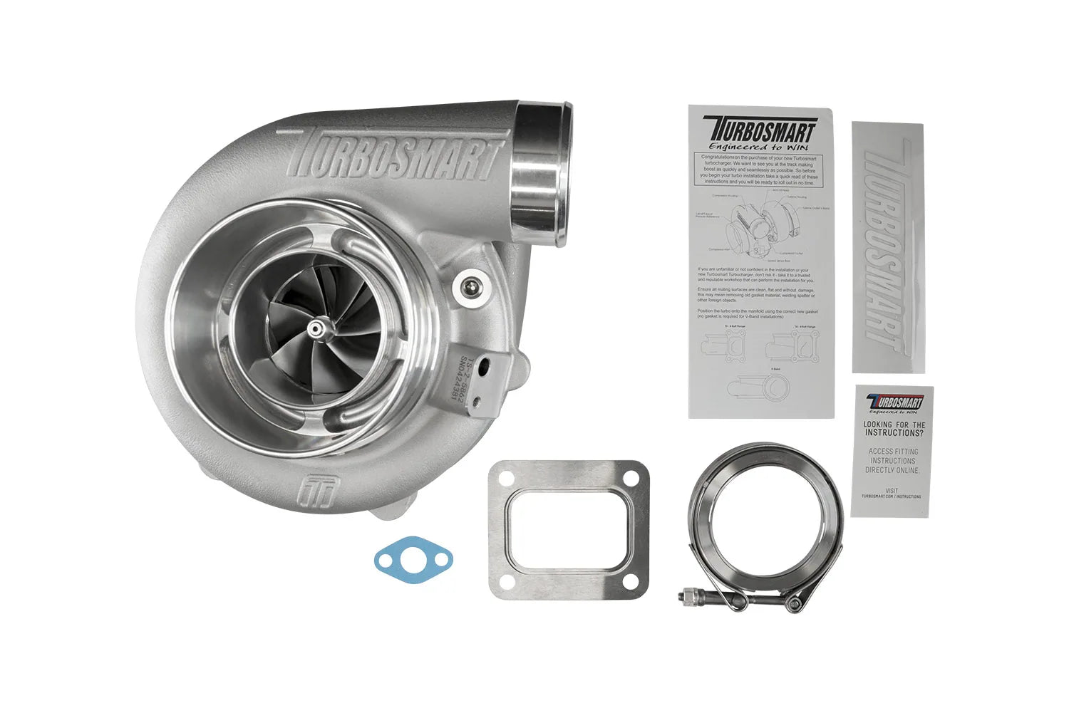 Turbosmart TS-2 Turbocharger (Water Cooled) 5862 T4 0.82AR Externally Wastegated
