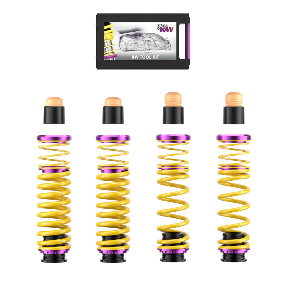 KW height-adjustable springs kit (Lowering springs) For Jaguar 4WD; F-PACE SVR; with electronic dampers
