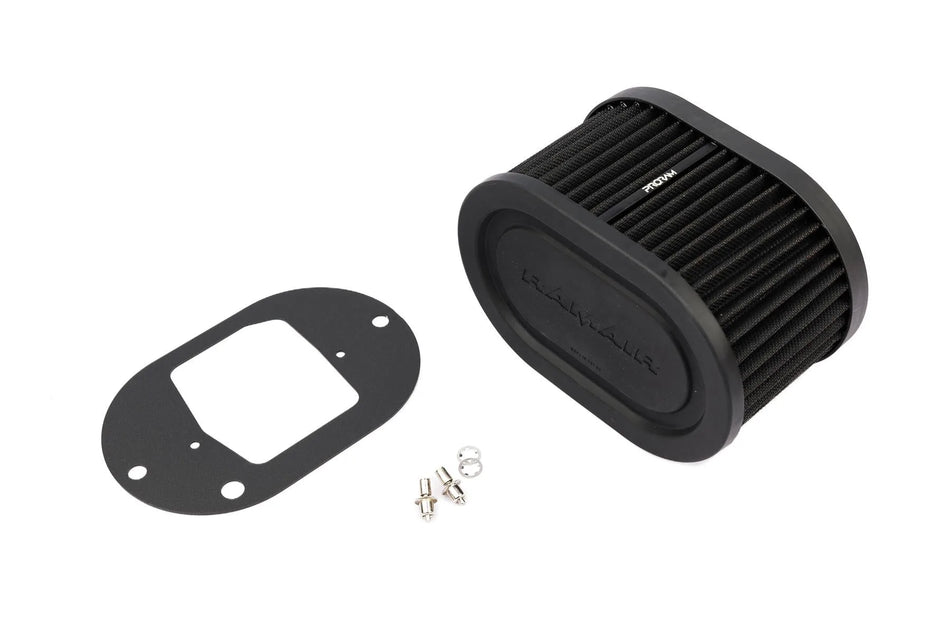 Ramair Pleated Carburettor Intake Air Filter Baseplate to fit Weber 32/34 DFT 100mm