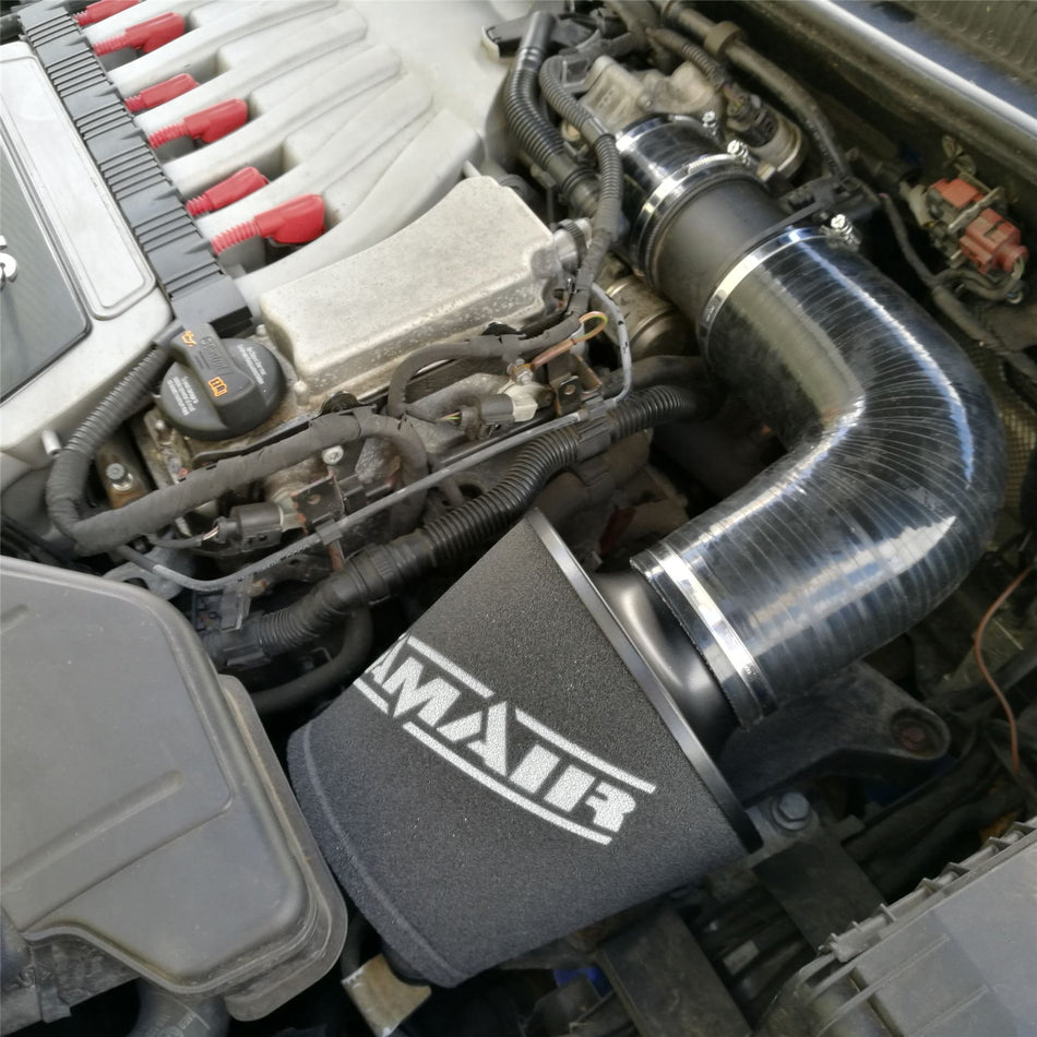 Ramair VW Golf mk5 R32 3.2 V6 Red Performance Cone Air Filter Intake Kit