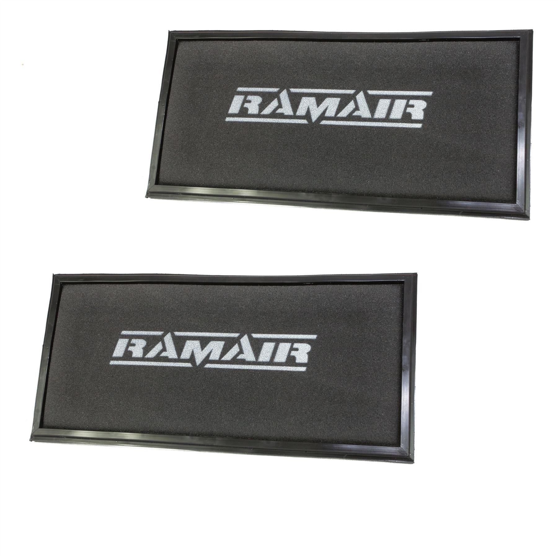 Ramair RPF-1718-2 - 2x VW Porsche Land Rover Replacement Foam Air Filter