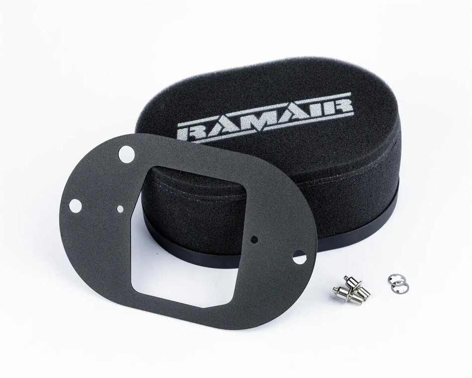Ramair Carburettor Foam Air Filter with Baseplate to fit Weber 32/34 DFT - 25mm Internal Height