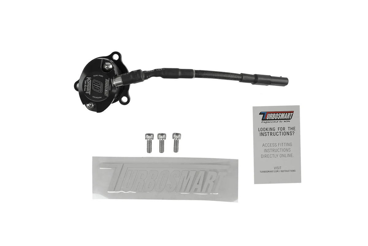 Turbosmart BOV Kompact EM Dual Port VR34 - Suits Jeep JL Wrangler w/ 2.0T (2024-Current) Blow Off Valve