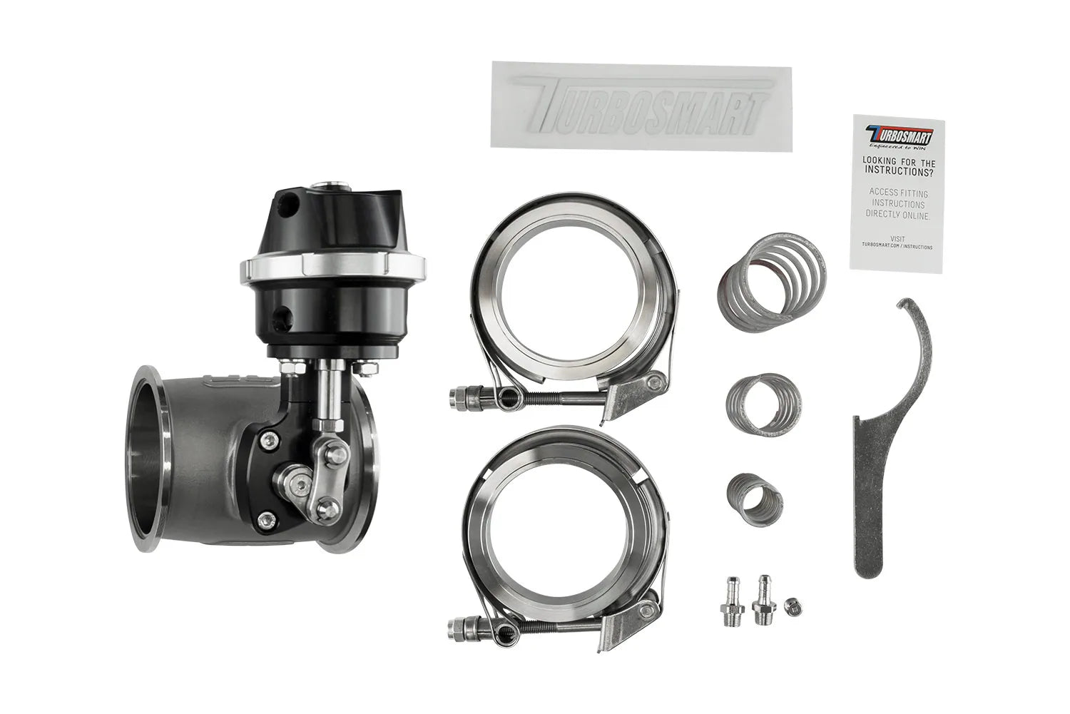 Turbosmart PSG76CG Pneumatic StraightGate76 Compressed Gas External Wastegate