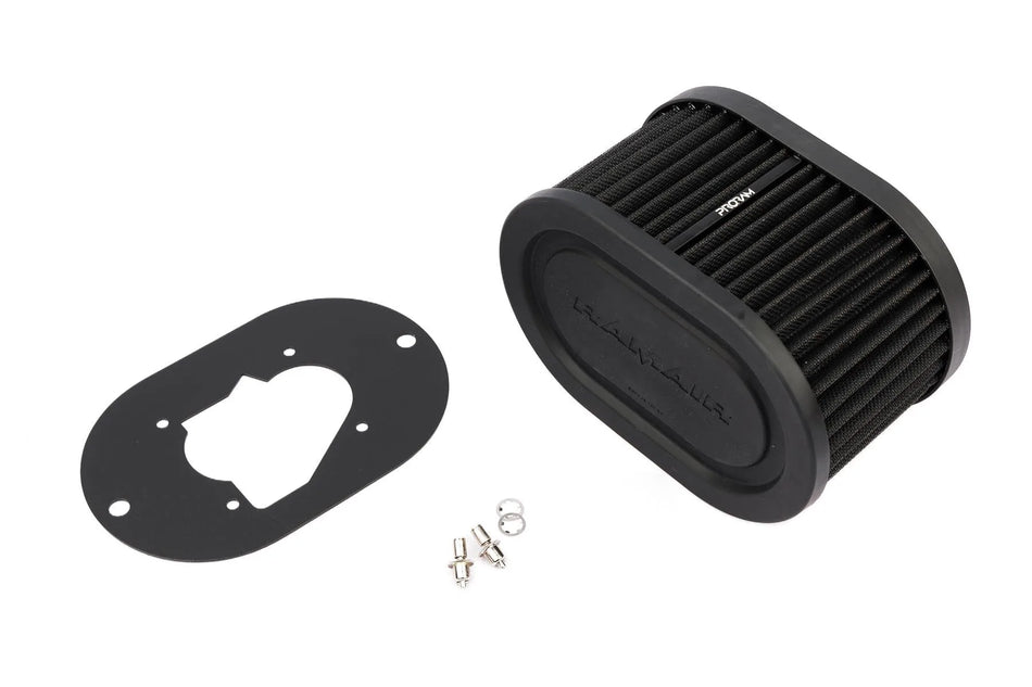 Ramair Pleated Carburettor Air Filter Baseplate to fit Weber 32/34 DMTL DMTR DATR 100mm