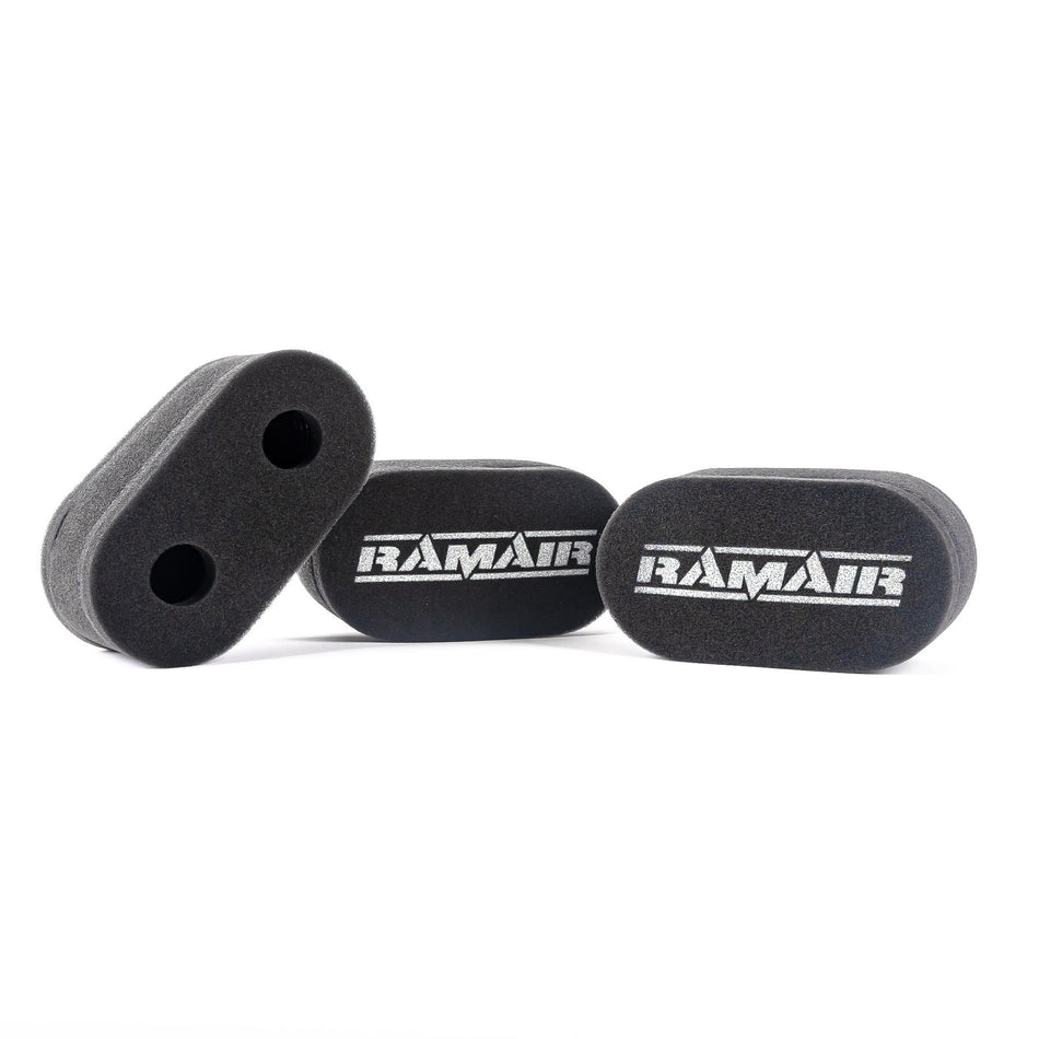 Ramair CS-905-C 3x Sock Filter For Weber DCOE 45 With Stainless Steel Cage