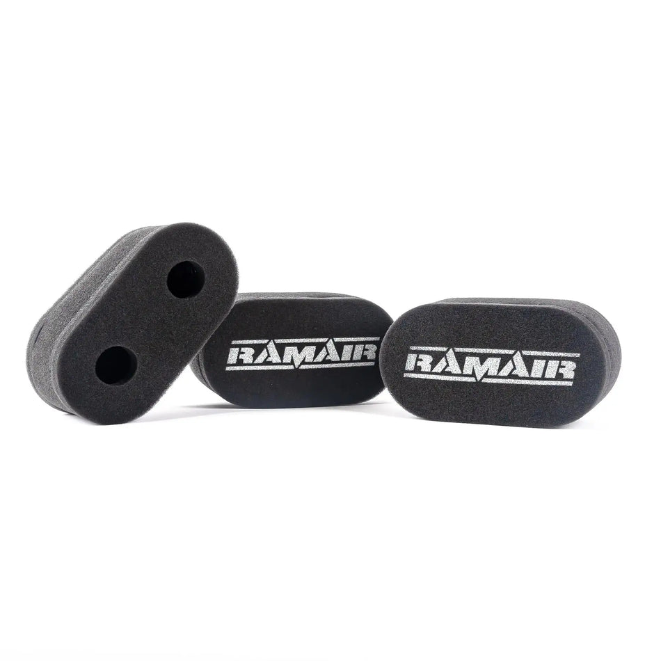 Ramair CS-905-C 3x Sock Filter For Weber DCOE 45 With Stainless Steel Cage