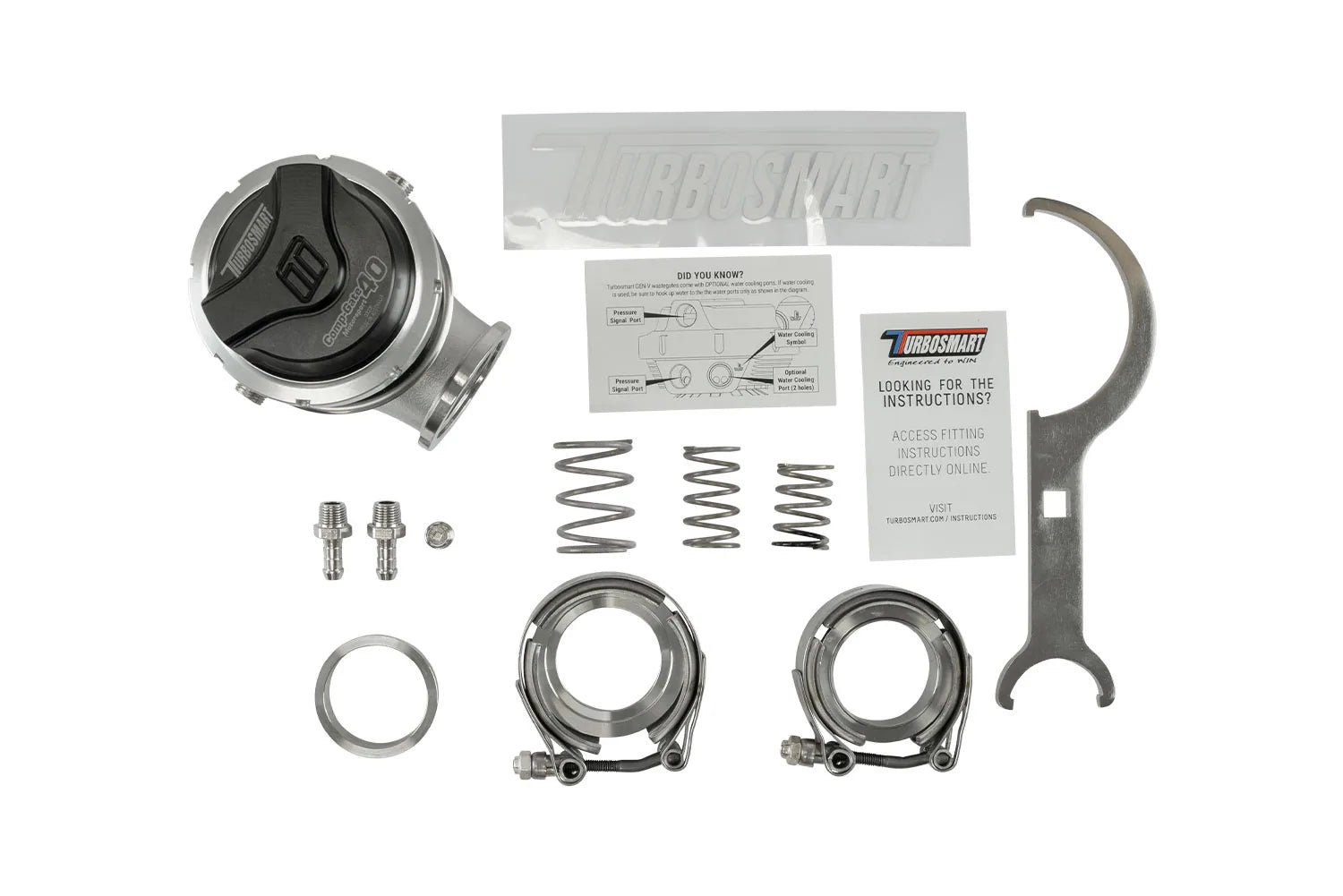 Turbosmart GenV WG40M CompGate40 Motorsport External Wastegate