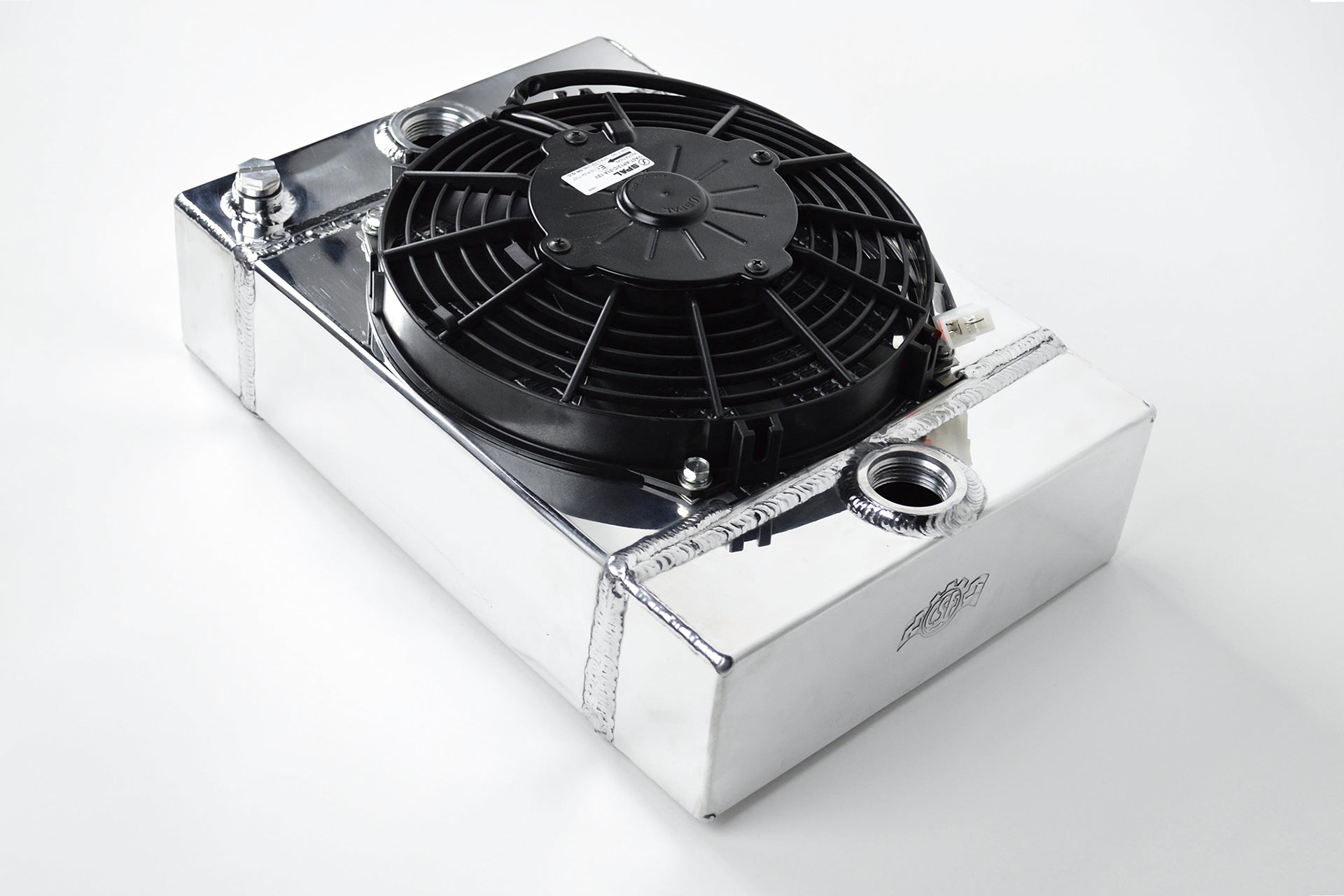 The KING Cooler - Ultimate Drag Race Radiator w/ SPAL Fan & Mounting Kit