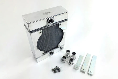 The KING Cooler - Ultimate Drag Race Radiator w/ SPAL Fan & Mounting Kit