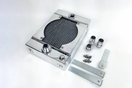 The KING Cooler - Ultimate Drag Race Radiator w/ SPAL Fan & Mounting Kit