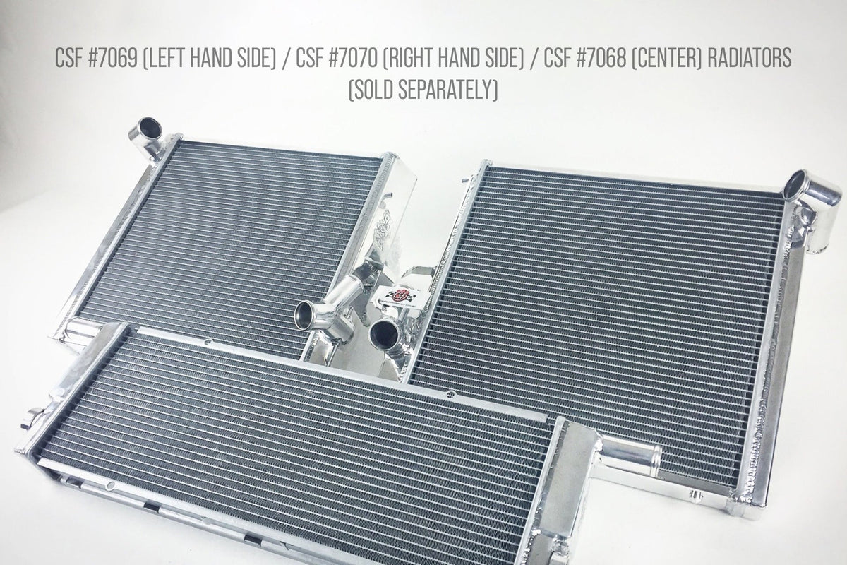 Porsche 991 Turbo / GT3/RS/CUP / 981 Spyder / GT4 (Left) All-Aluminum Radiator