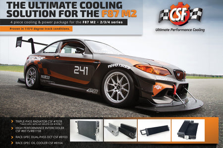 BMW F87 M2 / F2X M235i / F3X 335i / 435i (N55 incl xDrive) All-Aluminum Radiator