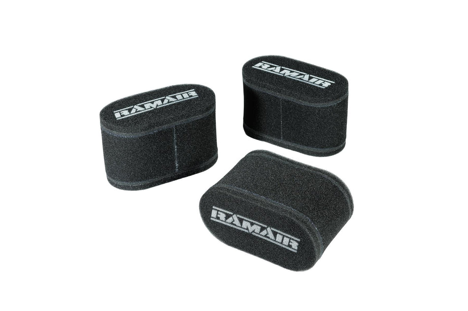 Ramair CS-911-3 3x Sock Filters For Carbs/Trumpets -